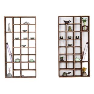 实木茶杯紫砂壶收纳架博古架多宝阁主人杯架建盏茶杯茶壶架多宝阁