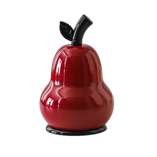 ins高颜值梨子苹果造型牙签盒牙线收纳盒塑料棉签盒创意装饰摆件