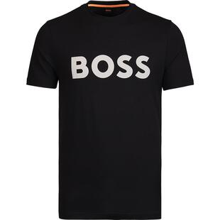 [保税仓]Hugo Boss男士2026夏季新款高端美式休闲印花纯棉短袖T恤