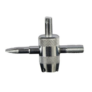 汽车轮胎内胎自行车电动车气门嘴放气四合一多功能气门芯扳手工具