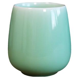 瓯江龙泉青瓷小水杯绿水杯陶瓷功夫品茗杯创意简约日式喝水杯茶杯