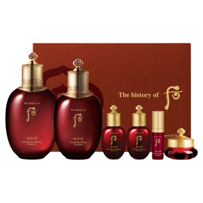 【保税发货】后 津率享红华凝香系列护肤品礼盒