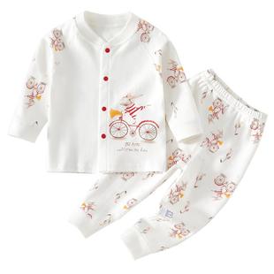 宝宝秋衣分体套装秋季纯棉早秋婴幼儿衣服早秋婴儿10月龄一岁女宝