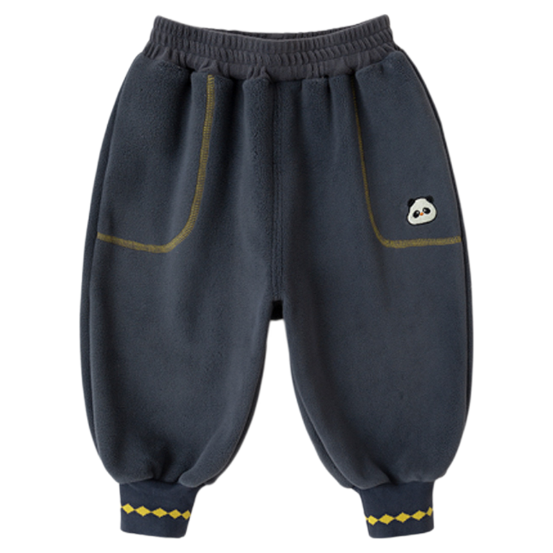 [抗静电]儿童裤子男童女童秋冬加绒长裤嘟嘟家婴儿衣服潮宝宝童装