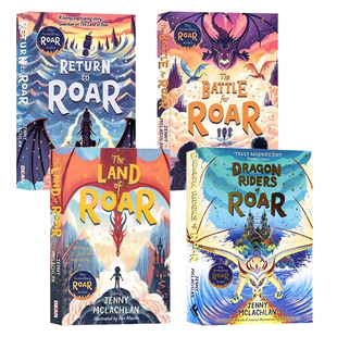 咆哮之地4册英文原版 The Land of Roar series 重返咆哮之地/咆哮之战青少年英语阅读奇幻冒险故事书情节小说Jenny McLachlan