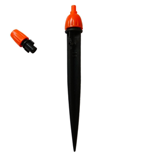 微喷可调地插喷滴一体喷头自动浇花4/7毛管地插雾化盆栽园艺微灌