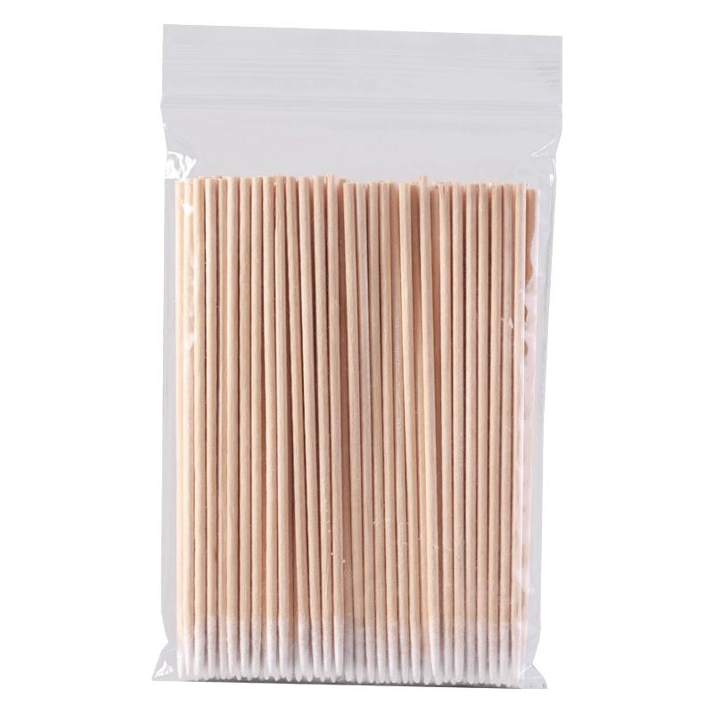 尖头棉签小细头化妆用修眉改眼线超细牙签一次性纹绣美容院小木棒
