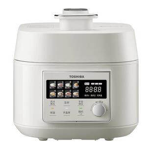 东芝小白露电压力锅家用0排气高压变压ih大火力纯钛0氟胆5L电饭煲