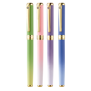 六品堂新款钢笔式毛笔可换墨囊学生成人临摹字帖软头笔便携兼毫狼毫瘦金体书法2025簪花小楷毛笔字帖练字专用