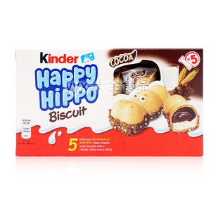 费列罗健达 开心河马巧克力Kinder牛奶榛子夹心休闲零食