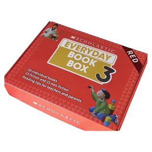 学乐分级绘本 天天阅读系列Everyday Book Box3红盒 黄盒 最新版适合3-12岁儿童英语读物绘本