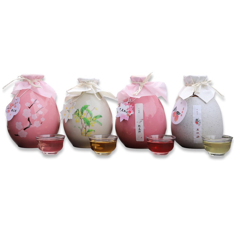 4瓶女士高颜值送礼桃花酒