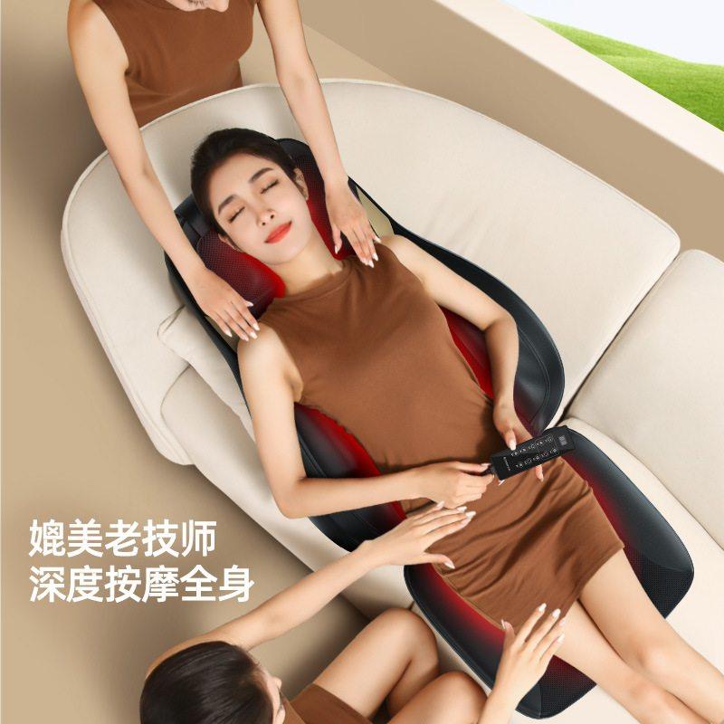 多功能肩颈按摩器腰部背部靠垫家用臀部颈部全身揉捏垫按摩按摩