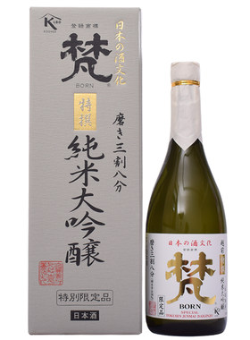 日本#梵特选清酒 梵Gold梵特撰纯米大吟酿清酒三割八分日本酒1.8L