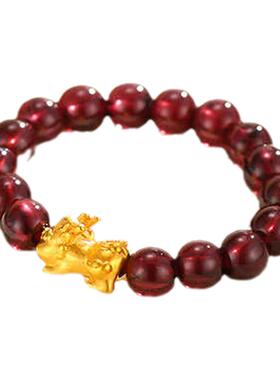 中国珠宝黄金貔貅招财进宝戒指