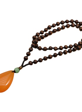 2025新款蜜蜡琥珀项链男女款