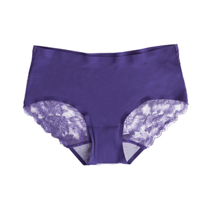 【商场同款】歌瑞森无尽夏内裤女中腰无痕收腹提臀蕾丝拼接三角裤
