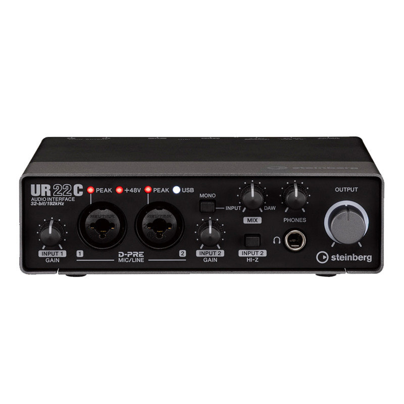 YAMAHA雅马哈UR22C录音Steinberg声卡UR22编曲直播设备K歌编曲44C