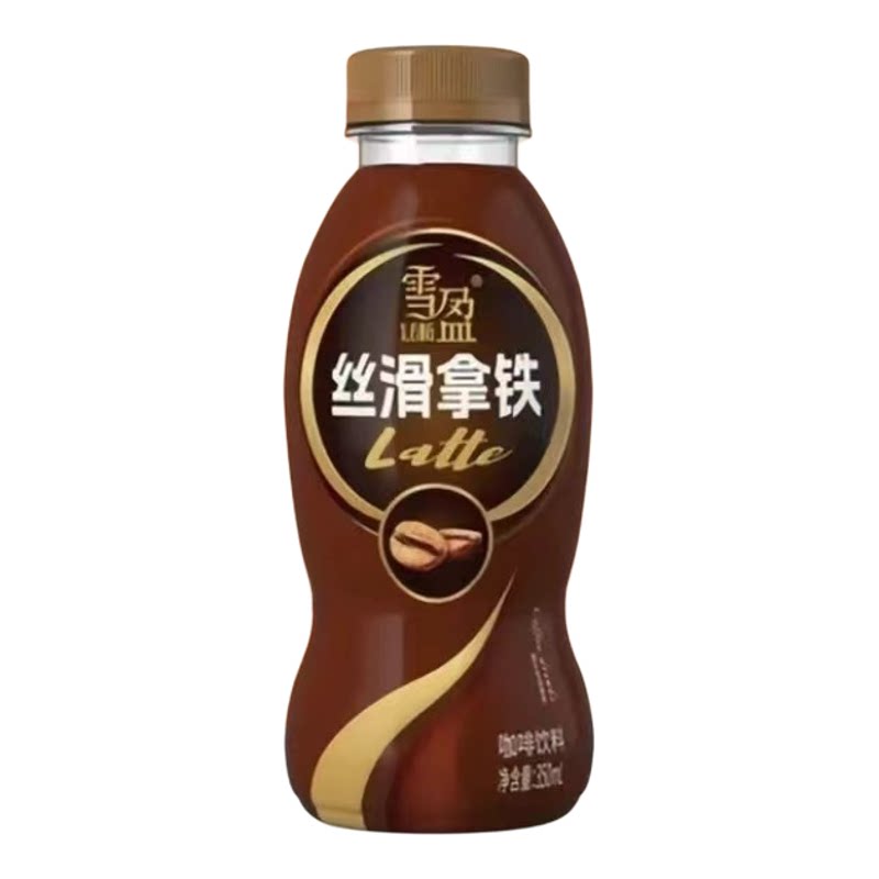 雪盈丝滑拿铁咖啡饮料【350ml*15瓶】经典原味整箱熬夜提神新日期