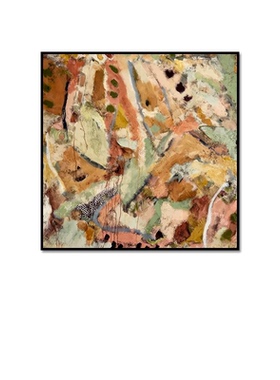 现代侘寂风抽象客厅玄关装饰画高端艺术餐厅挂画简约卧室床头壁画