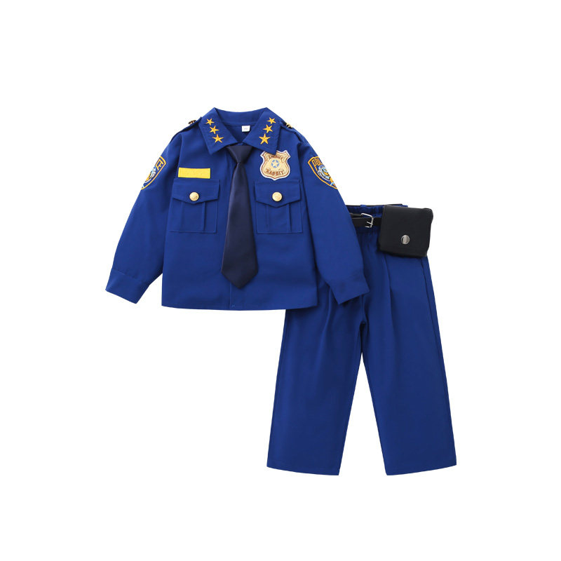 DO.CAT男童兔子警官衣服套装