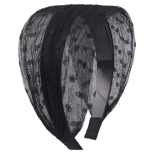 遮白发好物宽边发箍头饰无痕发带2025新款日常外戴防滑带齿头箍女