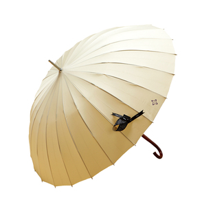 LILAC紫丁香-枫丹白露-24骨经典长柄直骨防晒晴雨伞女