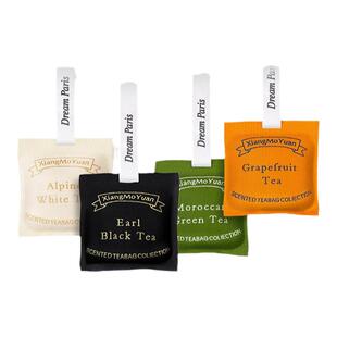 车载香薰全季酒店禅茶汽车香水挂件车内出风口空调持久香包装饰品