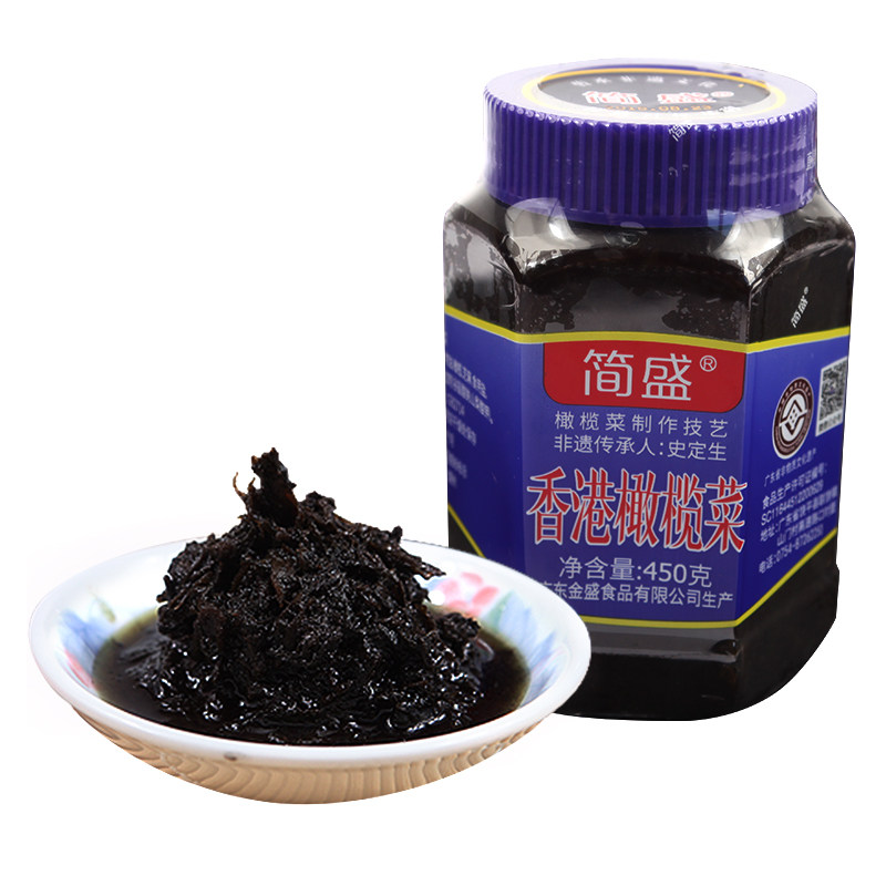简盛橄榄菜香港下饭菜泡菜腌制菜