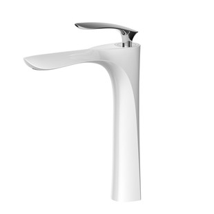 德国白色面盆水龙头冷热水卫生间全铜洗脸盆浴室台上盆加高水龙头