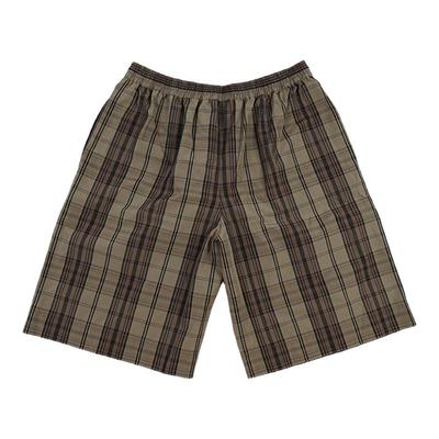 element现货格纹宽松短裤