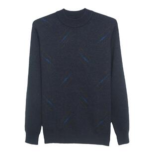 中老年男士毛衣2025新款冬季高端品牌羊毛衫唐古拉牛绒衫男羊绒衫