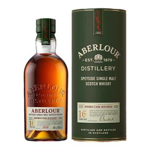 亚伯乐16年双桶陈酿单一麦芽苏格兰威士忌700mL保乐力加出品 单支