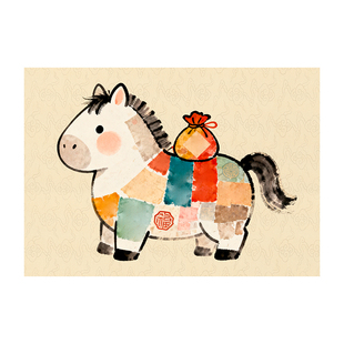 墨上花高清微喷宣纸马上有喜高级书法作品纸A4新中式国风空白手写拼接小卡纸书法文创diy小楷作品纸书法摆台