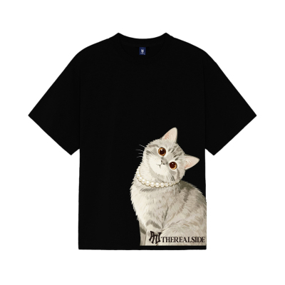 PNJ优雅珍珠项链猫咪印花