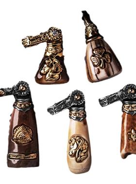 BillWallLeather海象牙化石吊坠