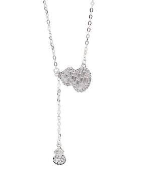 如意葫芦锁骨项链潮风小众复古