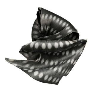 事儿×SHUKU 点阵系列·银月 压褶雕塑感手染金属布设计师面料