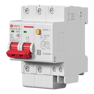 国际电工空气开关带漏电保护器2P63A家用漏保32a断路器空开220V