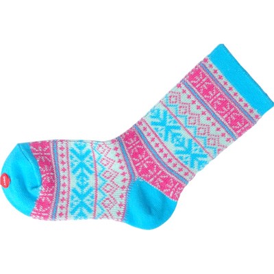 Durr迪尔秋冬儿童机能袜炫彩袜