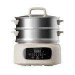 九阳电蒸锅家用多功能三层大容量不锈钢蒸笼蒸煮一体锅官方正品