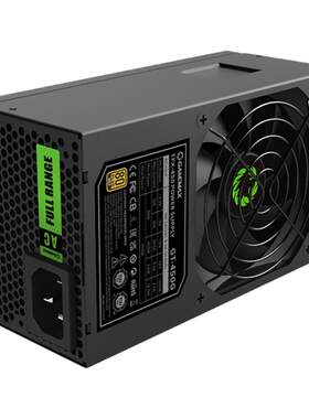 GAMEMAX游戏帝国 GT-450G 80+金牌电源 额定450W TFX 台式机电源