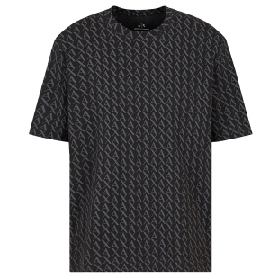 Armani/阿玛尼AX 男士时尚简约纯棉圆领短袖T恤 XM001228 AF10356