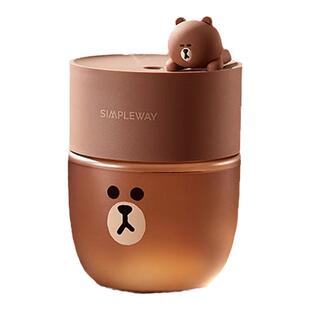 小卫LINE FRIENDS布朗熊莎莉香薰机自动喷香机精油香氛机定时喷香