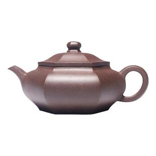 百年利永 宜兴紫砂壶纯全手工名家茶壶茶具方器原矿紫泥龙文六方