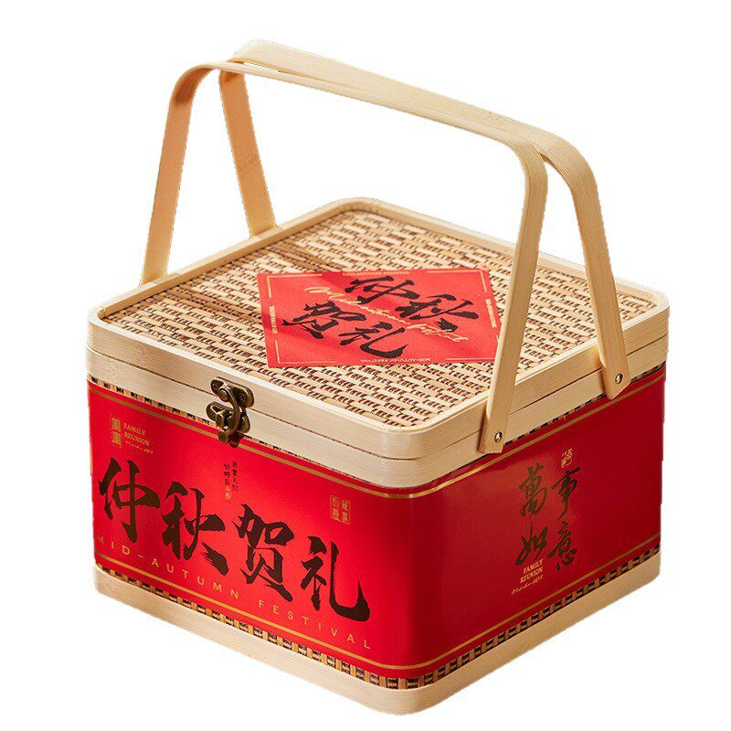 新款月饼礼盒8粒装蛋黄酥空盒子
