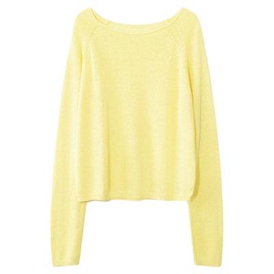 COCO ZONE刘一一''进口和纸纱奶油罩衫''26春夏毛织上衣 CF2A0843