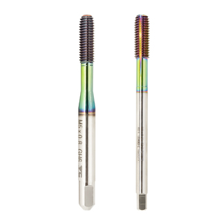 原装含钴材质YG AMA七彩涂层铝用挤压丝锥标准加长攻铝用盲孔丝攻