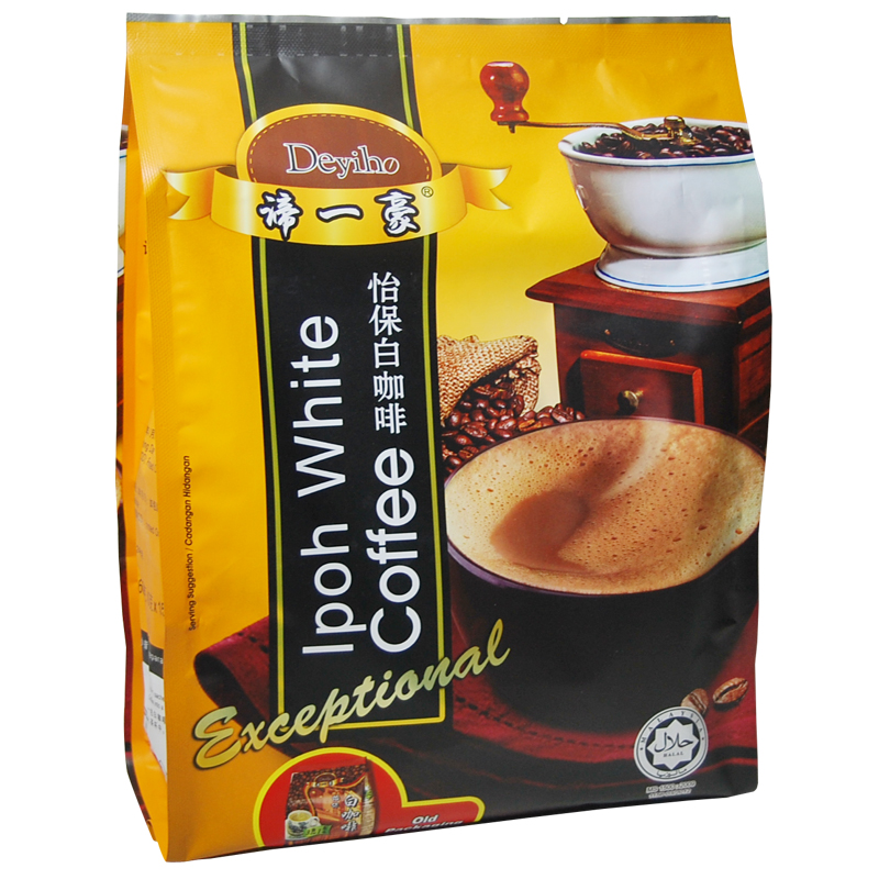 谛一豪三合一香浓怡保白咖啡马来西亚原装 冻干工艺 原味速溶咖啡