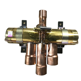 空调四通阀10P12P-50P匹电磁阀线圈空气能热泵四通换向阀通用三花